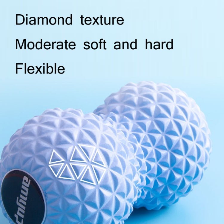 AMYUP Massage Plantar Fascia Ball Cervical Acupoint Deep Muscle Relaxation Peanut Ball(Blue) - British D'sire