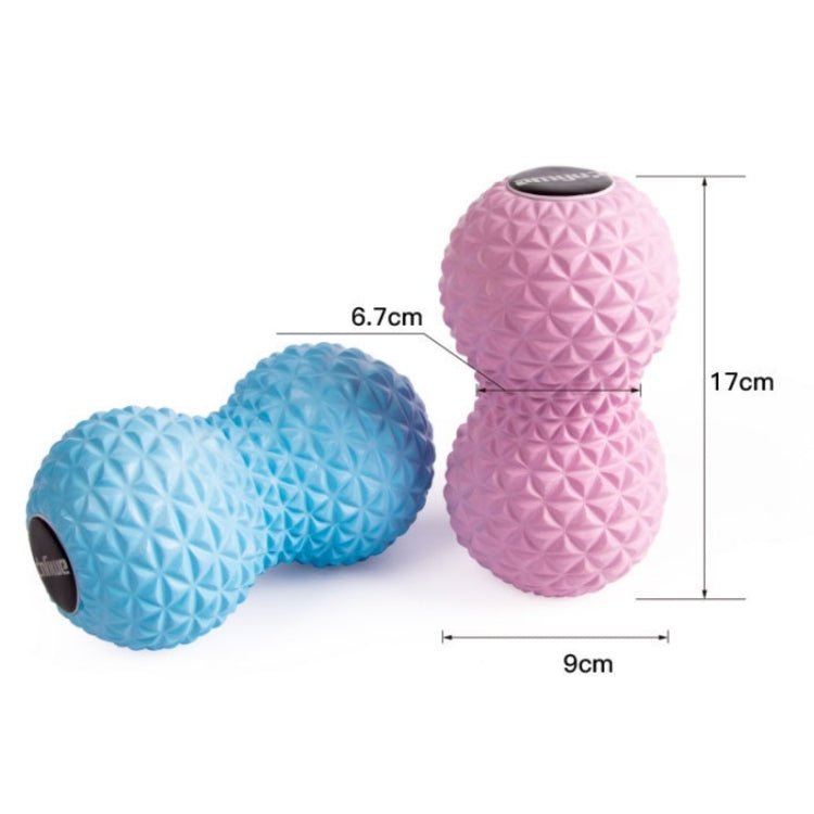 AMYUP Massage Plantar Fascia Ball Cervical Acupoint Deep Muscle Relaxation Peanut Ball(Blue) - British D'sire