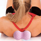 AMYUP Massage Plantar Fascia Ball Cervical Acupoint Deep Muscle Relaxation Peanut Ball(Blue) - British D'sire