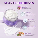 ANAiRUi Neck Firming Cream, Anti-Aging Moisturizer for Neck & Décolleté with Bakuchiol, Collagen & Ceramides, Skin Tightening Neck Cream, 50g - British D'sire