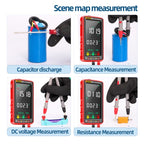 ANENG 682 Smart VA Reverse Display Automatic Range Rechargeable Multimeter(Red) - British D'sire
