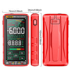 ANENG 683 Smart Touch Screen Automatic Range Rechargeable Multimeter(Red) - British D'sire