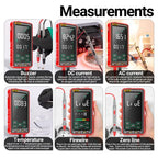 ANENG 683 Smart Touch Screen Automatic Range Rechargeable Multimeter(Red) - British D'sire