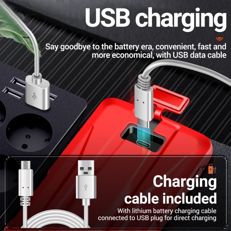 ANENG 683 Smart Touch Screen Automatic Range Rechargeable Multimeter(Red) - British D'sire