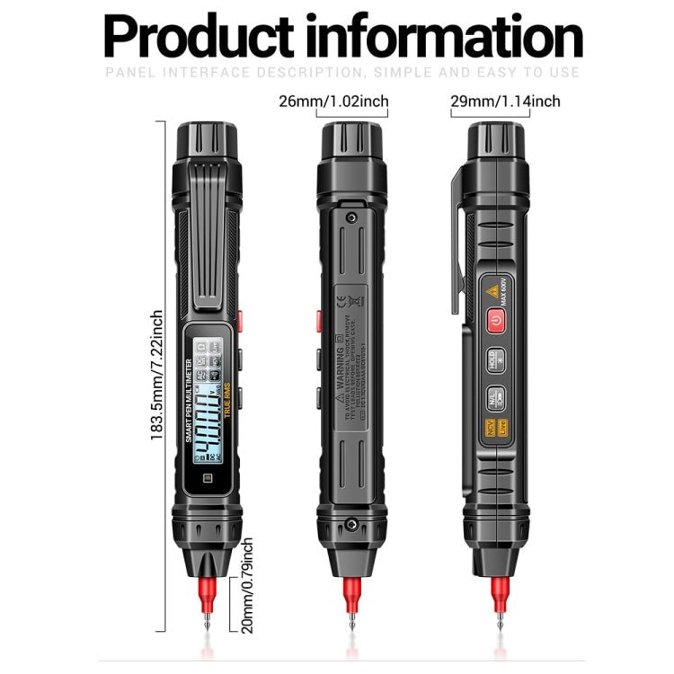ANENG A3005 40 Megohm Intelligent Anti - burning High - precision Digital Universal Meter(Standard) - British D'sire