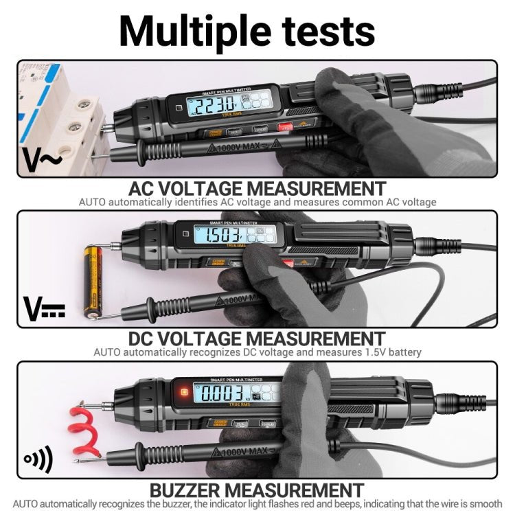 ANENG A3005A 10MHZ/40MF/40 Megohm Intelligent Anti - burning High - precision Digital Universal Meter(Standard) - British D'sire