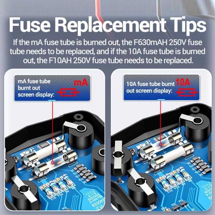 ANENG Intelligent Digital Maintenance Electrician Charging Multimeter(625A) - British D'sire