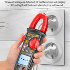 ANENG PN200 AC/DC Measurement High Precision Multifunctional Clamp Meter(Red) - British D'sire