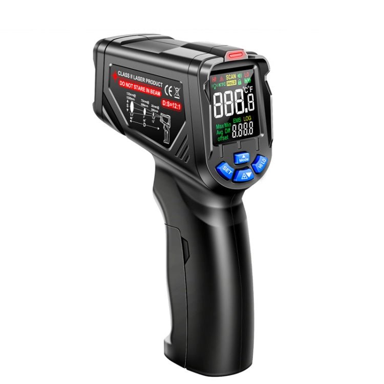 ANENG TH06 Oil Temperature High Precision Thermometer Laser Baking Infrared Water Thermometer(Black) - British D'sire Main image