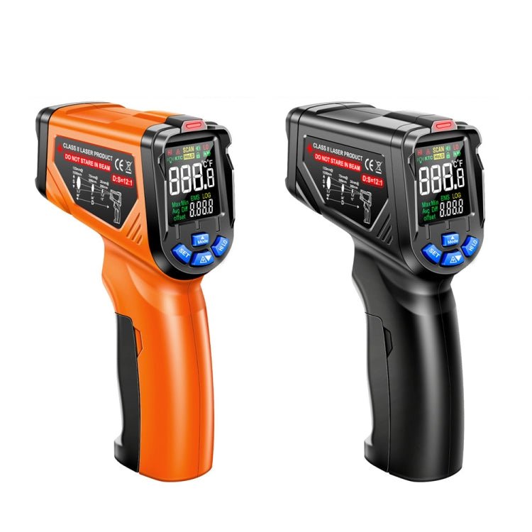 ANENG TH06 Oil Temperature High Precision Thermometer Laser Baking Infrared Water Thermometer(Orange) - British D'sire