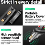 ANENG VC1019 Non - Contact Induction Electric Pen High - Precision Line Detection Breakpoint Voice Test Pen(Black) - British D'sire