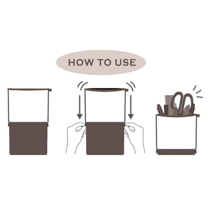 ANGOO Corduroy Retractable Drop - Down Pencil Case Student Stationery Storage Bag(Purple) - British D'sire