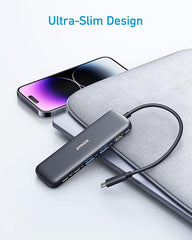 Anker USB C Hub, 332 USB - C Hub (5 - in - 1) with 4K HDMI Display, 5Gbps Data Port and 2 USB - A Ports for MacBook Pro, Air, Dell XPS, Lenovo Thinkpad, HP Laptops More - USB Hubs - British D'sire
