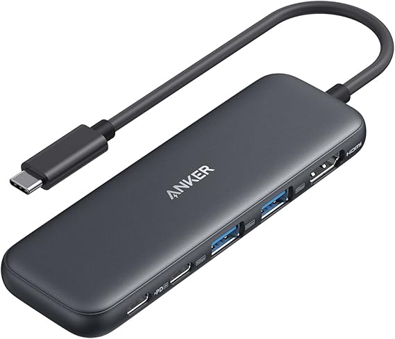 Anker USB C Hub, 332 USB - C Hub (5 - in - 1) with 4K HDMI Display, 5Gbps Data Port and 2 USB - A Ports for MacBook Pro, Air, Dell XPS, Lenovo Thinkpad, HP Laptops More - USB Hubs - British D'sire Main image