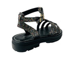 Ankle Strap Glitter Sandals - Sandals - British D'sire