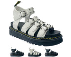Ankle Strap Hardware Pierced Sandals - Sandals - British D'sire
