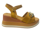 Ankle Strap Lightweight Platform Wedge Sandals - Sandals - British D'sire