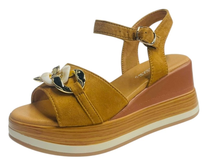 Ankle Strap Lightweight Platform Wedge Sandals - Sandals - British D'sire