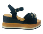 Ankle Strap Lightweight Platform Wedge Sandals - Sandals - British D'sire