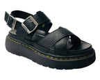 Ankle Strap Padded Chunky Sole Sandals - Sandals - British D'sire
