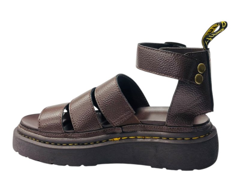 Ankle Strap Padded Chunky Sole Sandals - Sandals - British D'sire