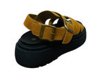 Ankle Strap Padded Chunky Sole Sandals - Sandals - British D'sire