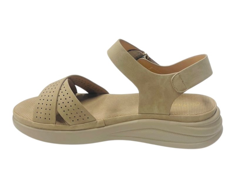 Ankle Strap Padded Insole Sandals - Sandals - British D'sire