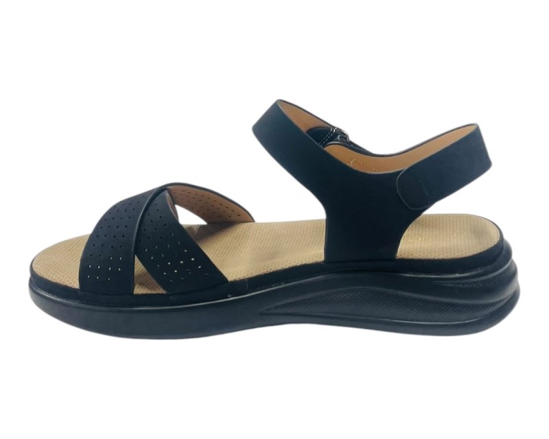 Ankle Strap Padded Insole Sandals - Sandals - British D'sire