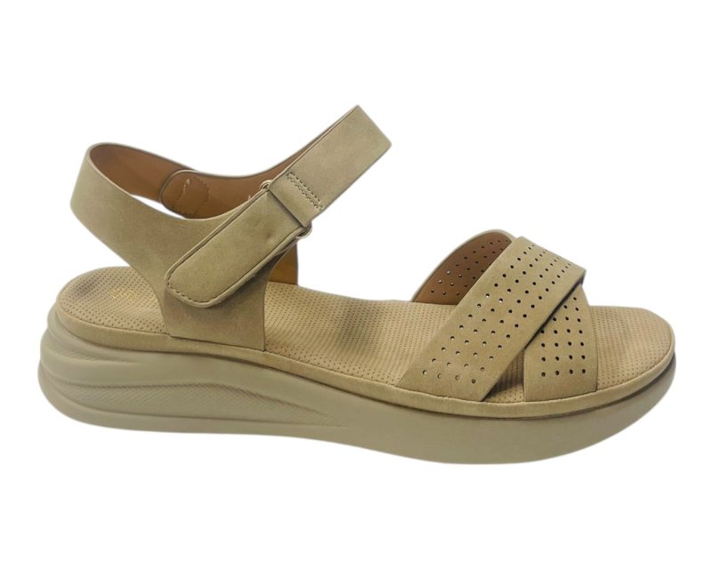 Ankle Strap Padded Insole Sandals - Sandals - British D'sire