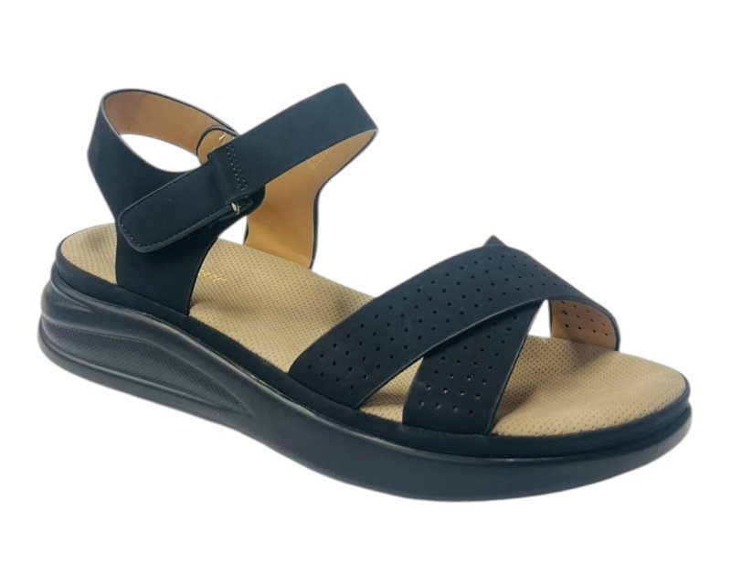 Ankle Strap Padded Insole Sandals - Sandals - British D'sire