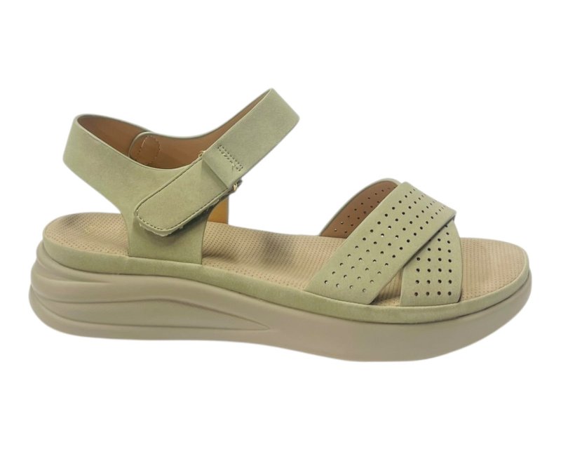 Ankle Strap Padded Insole Sandals - Sandals - British D'sire