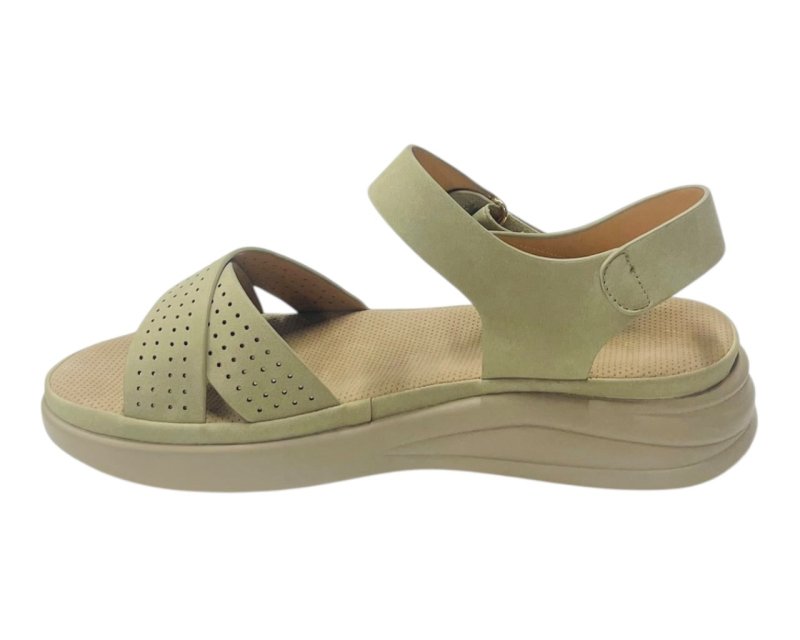 Ankle Strap Padded Insole Sandals - Sandals - British D'sire