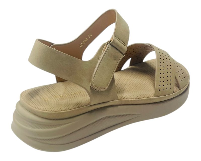 Ankle Strap Padded Insole Sandals - Sandals - British D'sire