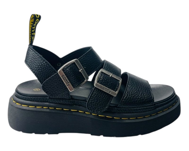 Ankle Strap Padded Platform Sandals - Sandals - British D'sire