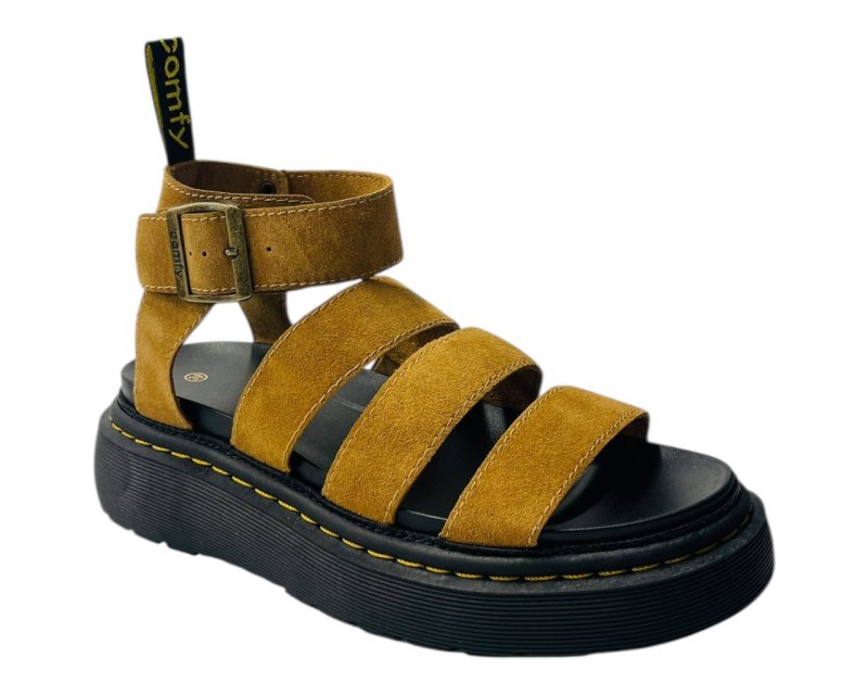 Ankle Strap Platform Gladiator Sandals - Sandals - British D'sire