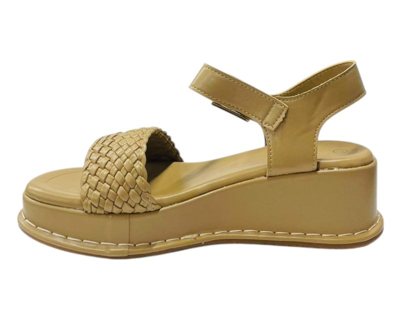 Ankle Strap Wedge Platform Sandals - Sandals - British D'sire