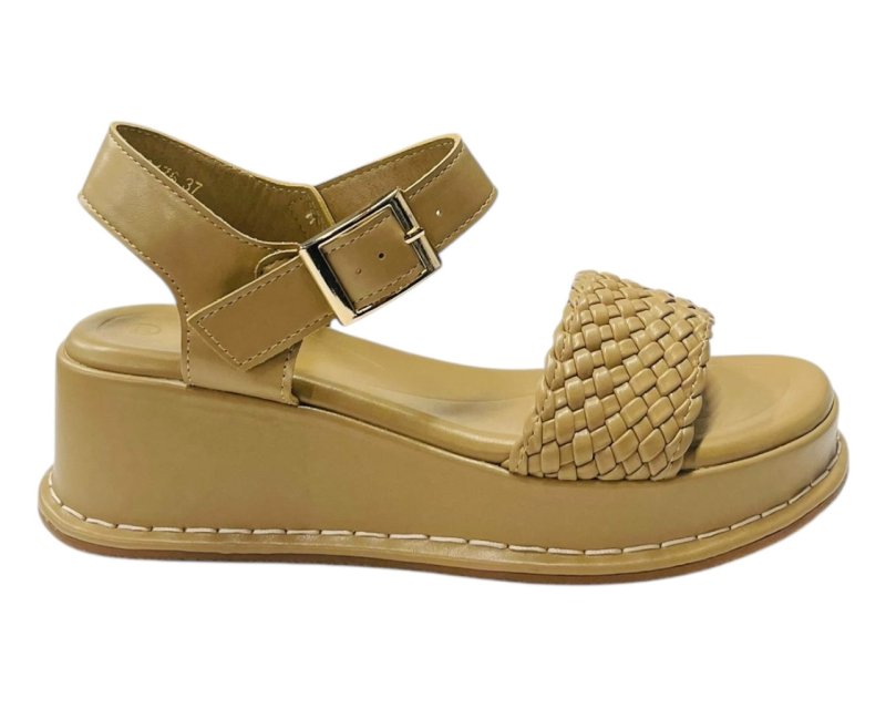 Ankle Strap Wedge Platform Sandals - Sandals - British D'sire