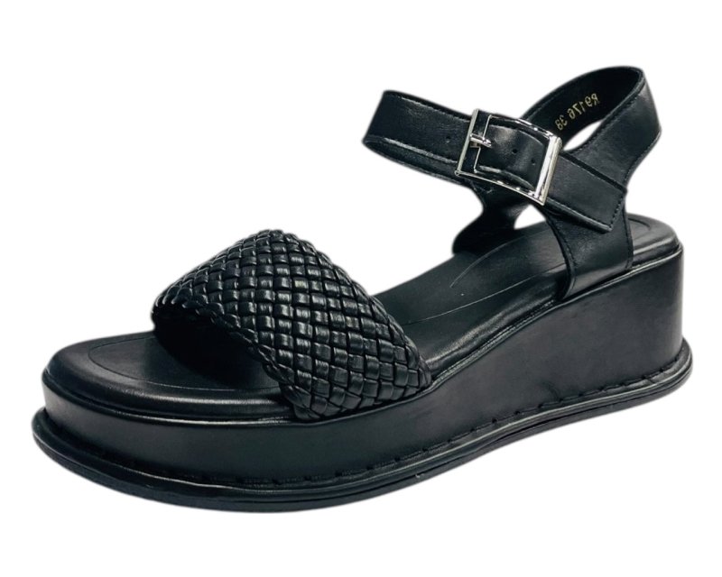 Ankle Strap Wedge Platform Sandals - Sandals - British D'sire