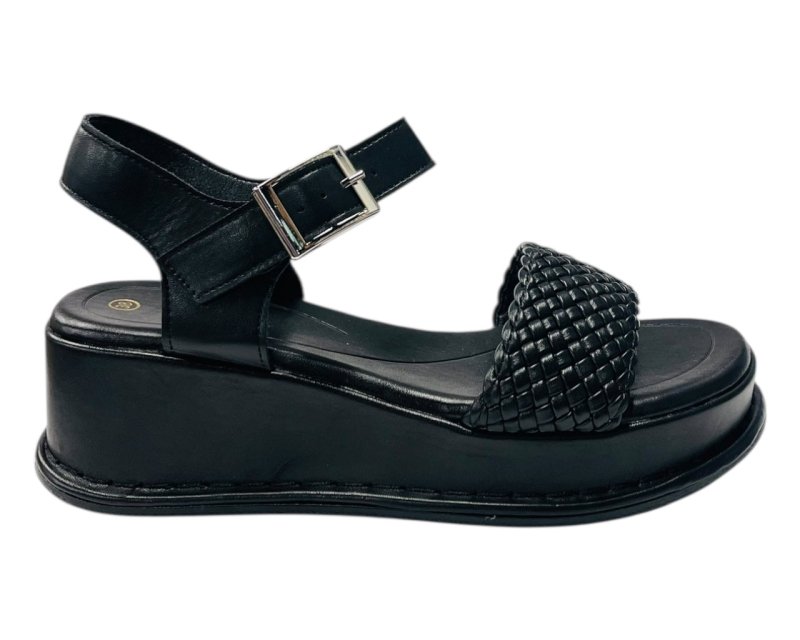 Ankle Strap Wedge Platform Sandals - Sandals - British D'sire