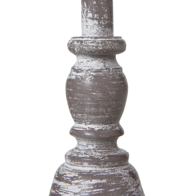 Antia Stem Table Lamp With Linen Shade - Lamps - British D'sire
