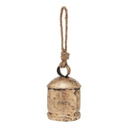 Antique Gold Bell Bauble Christmas Hanging Decoration - Christmas Decor - British D'sire