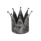 Antique Silver Crown Candle Holder - Candle Holder - British D'sire