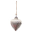 Antique Silver Large Vallupe Bauble - Christmas Decor - British D'sire