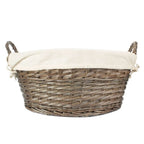 Antique Wash Finish Wash Basket - Laundry Baskets - British D'sire