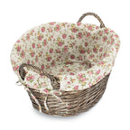 Antique Wash Finish Wash Basket - Laundry Baskets - British D'sire