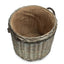 Antique Wash Round Storage Log Basket - Log Baskets - British D'sire