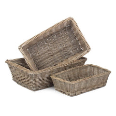 Antique Wash Tapered Serving Tray - Serving Tray - British D'sire