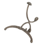 Antiqued Silver Coat Hanger With Hook - Coat Hook - British D'sire