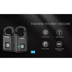 Anytek P4 3.7V Micro USB Charging Semiconductor Fingerprint Sensing Small Padlock - British D'sire