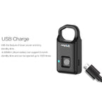 Anytek P4 3.7V Micro USB Charging Semiconductor Fingerprint Sensing Small Padlock - British D'sire